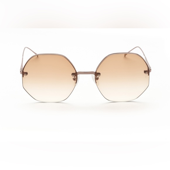 Sunday Somewhere Mia Pink Rimless Sunglasses *New* main image 6